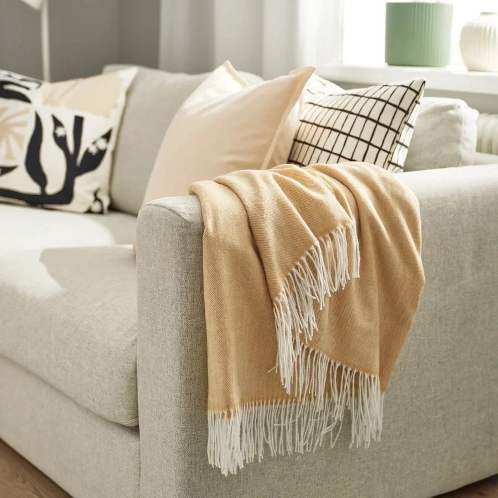 IKEA cozy throw